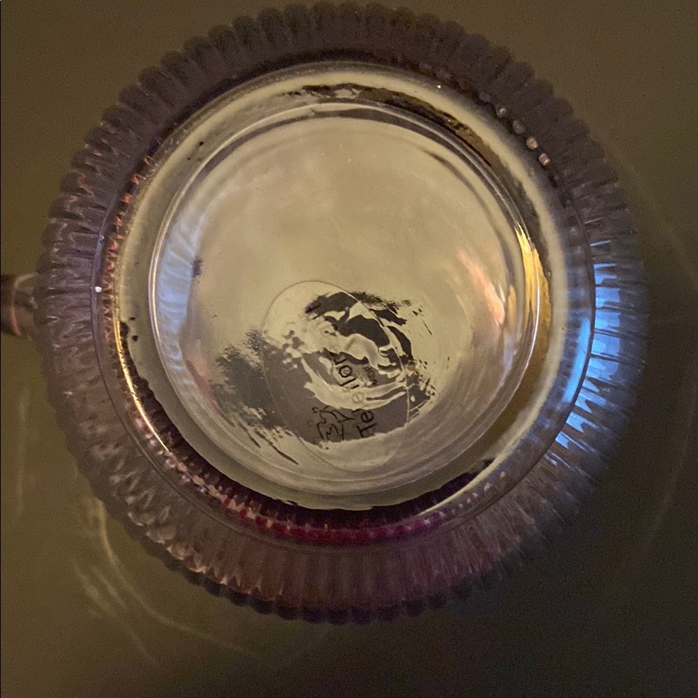 Vintage Ribbed Glass Pitcher - Picture 5 of 7